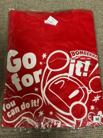 BOMBERMAN 빨간색 T셔츠 M 사이즈