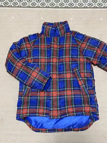 유니클로 jwanderson 다운 자켓 체크 M