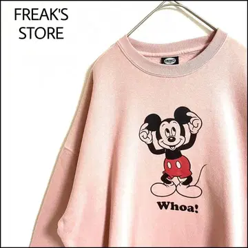 FREAK'S STORE 맨투맨 Disney 핑크 오버 사이즈