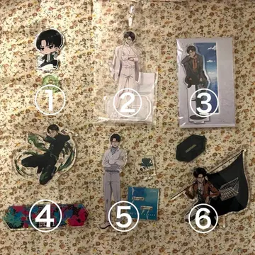 진격의 거인 리바이 아크릴 스탠드 묶음 판매