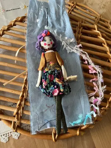 MADRIGAL 마드리갈 AKI 인형 스트랩 브라운 미사용