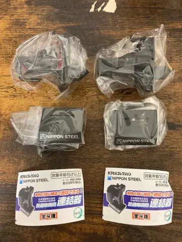 일본제 철도 차량용 커플러 가챠 밀착식 커플러 블랙 2개 세트