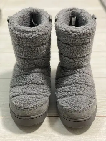 그레이 양가죽 어그 부츠