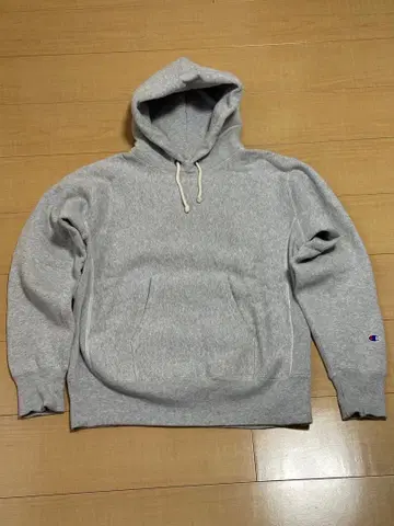 챔피온 리버스위브 후드티 파랑 택 L 사이즈