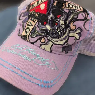 410 Ed Hardy 메쉬 캡 핑크