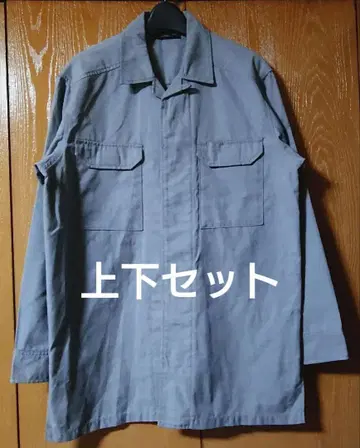철강 셔츠 작업옷 상하의 세트 그레이