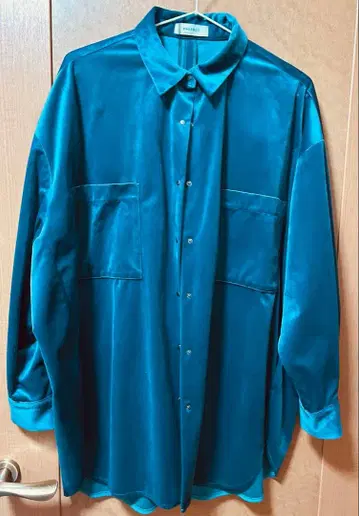 PAGEBOY 터콰이즈 버튼 셔츠 사이즈 F