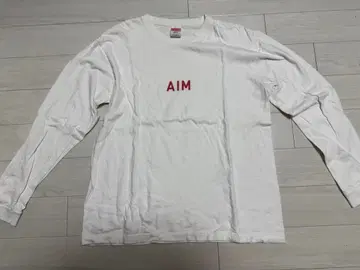아이묭 화이트 긴팔 T셔츠