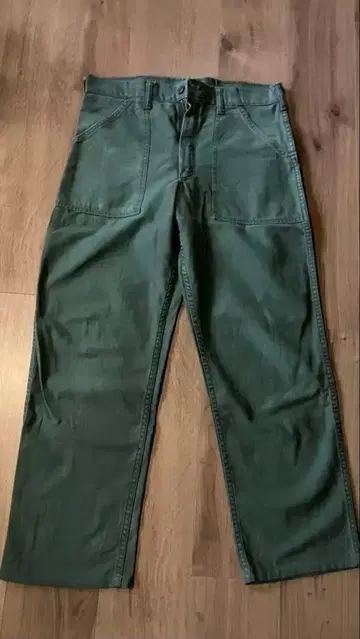 Stan Ray 워크 팬츠 올리브색