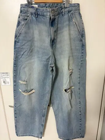 ZARA BAGGY FIT 데미지 데님