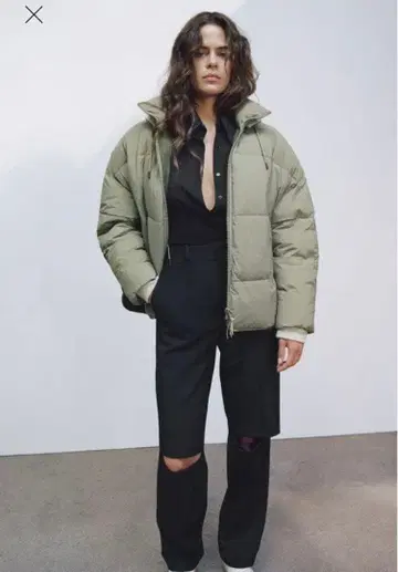 새상품급 ZARA 워터&윈드 프로텍트 다운 자켓