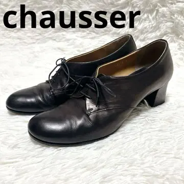쇼세 chausser 레이스업 슬립온 가죽 외날 펌프스