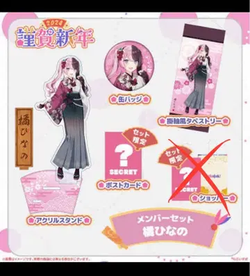 브이스포! 타치바나 히나노 근하신년 2024 멤버 세트