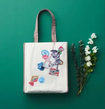 Cat's NapTime 애프터눈 티 리빙 고양이 토트백
