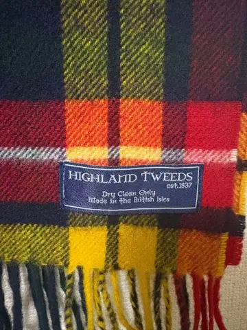 하이랜드 트위드 머플러 highland tweeds 새상품급