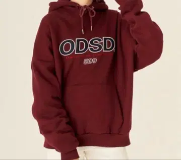 ODD STUDIO 후드티 후디 버건디 한국