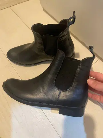 RAINFUBS 사이드 고어 부츠 블랙