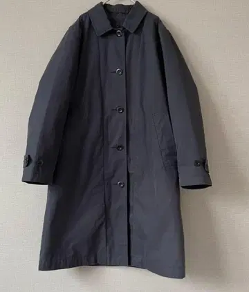 MHL. 다크 네이비 롱 코트