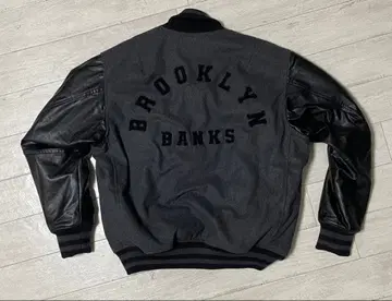 그레이 바시티 자켓