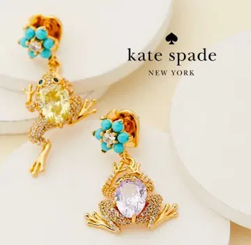 케이트 스페이드 개구리 귀걸이
