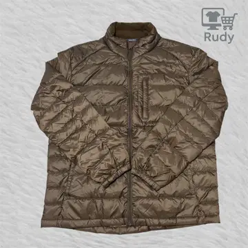 Golden Bear 다운 자켓 L 브라운 경량 여행에도