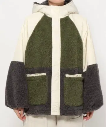 니코앤드 - 인기 스태프 프로듀스 기획 배색 보아 자켓