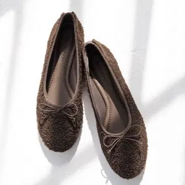 보아 펌프스 브라운 발레 슈즈 발레 펌프스