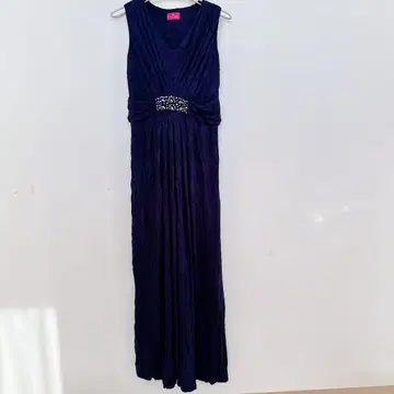 새상품급 [ S ] 투게더 TOGETHER 네이비 맥시 드레스 여성용