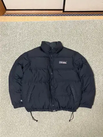 FIRST DOWN 다운 자켓 블랙 퍼스트다운 눕시 짧은 기장