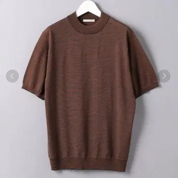 UNITED ARROWS 하이 게이지 숏 슬리브 모크넥 L