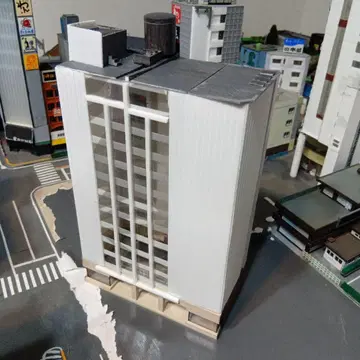 [미니멀리스트] N 게이지용 테넌트 빌딩 세트 4점