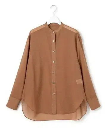 23구 26400엔 32 울 시어 보일 밴드 카라 셔츠 블라우스