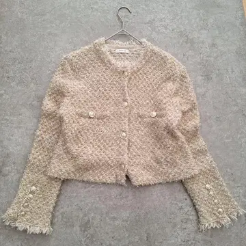 FRAY I.D 프레이 아이디 트위드 니트 가디건 자켓