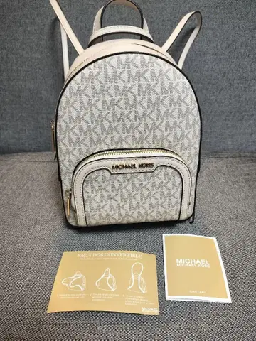 MICHAEL KORS 미사용 백팩 화이트/베이지 미니 백팩