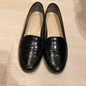 23구 블랙 크로커다일풍 로퍼