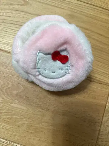 초 레어 헬로키티 귀도리 핑크