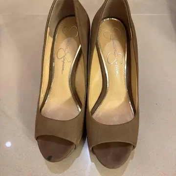 제시카 심슨 통굽 샌들 37