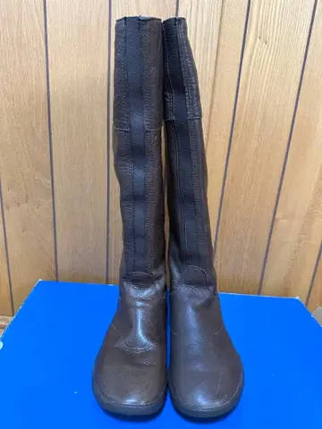 Reebok EASYTONE 가죽 롱 부츠 브라운 상자 없음