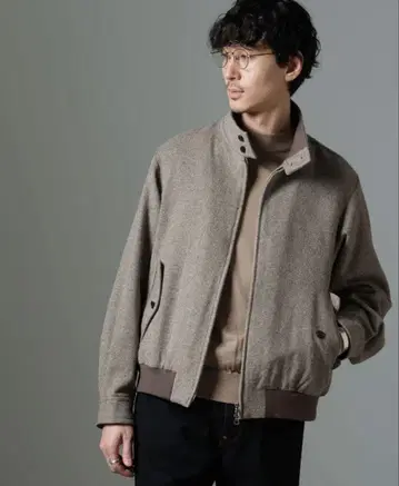 울 혼방 하리톤 자켓