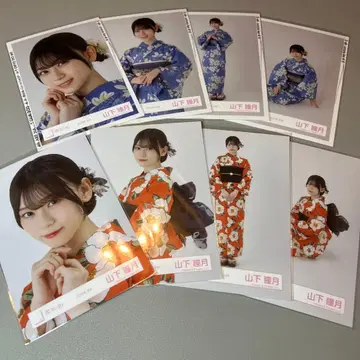 야마시타 시즈키 사쿠라자카46 브로마이드 유카타