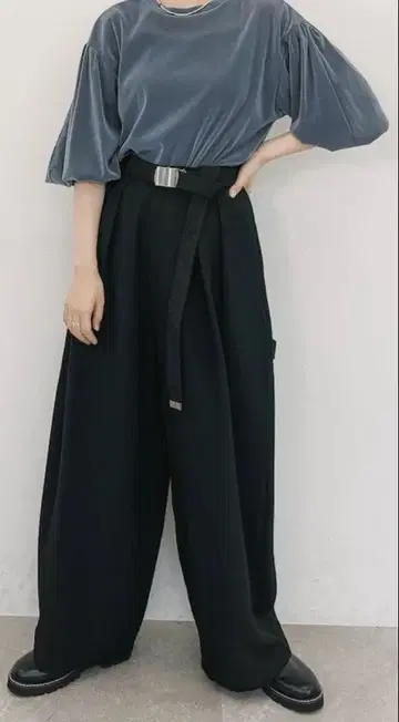 니코앤드 헤링본 2턱 페인터 팬츠