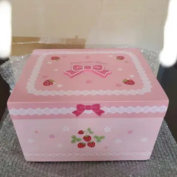 마더 가든 스위트 카페 리본 나무 상자