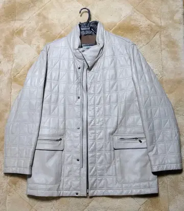 FIDAT 램 가죽 퀼팅 자켓 새상품급