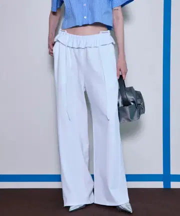 Maison special/Waist Ruffle Sweatpants