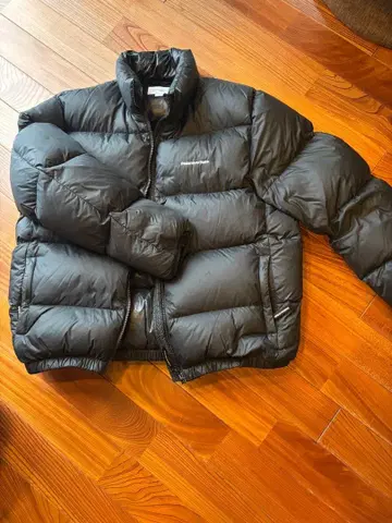 thisisneverthat 블랙 다운 자켓 L 사이즈