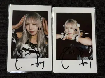 시라소라 코아이 사인 포함 죄수 의상 폴라로이드