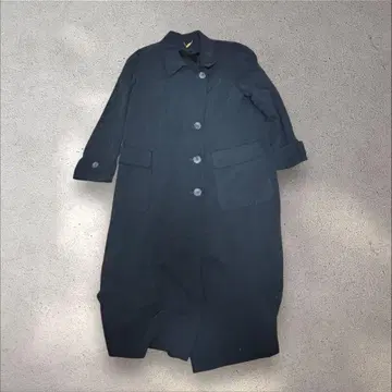 M's GALLERY 롱 코트 다크 네이비 여성용 L 상당