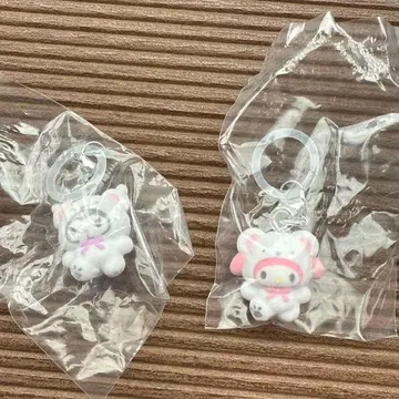 [ 2개 세트 ] 산리오 캐릭터즈 포근포근 스노우 메지루시 액세서리