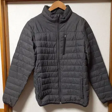 그레이 나일론 자켓 퀼팅