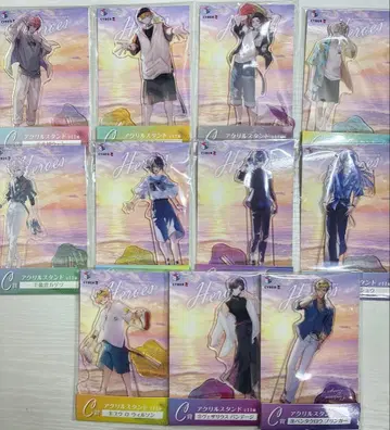 니지산지 HEROS 해변의 집 복권 아크릴 스탠드 컴플리트 세트